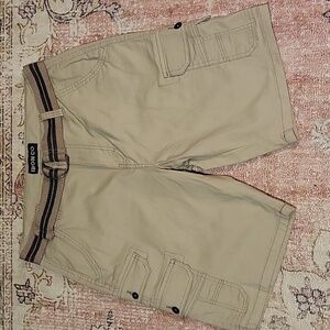 Iron Co. Classic Men's Khaki Cargo Shorts - Size 32